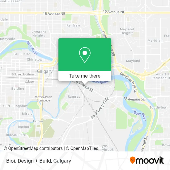 Bioi. Design + Build map