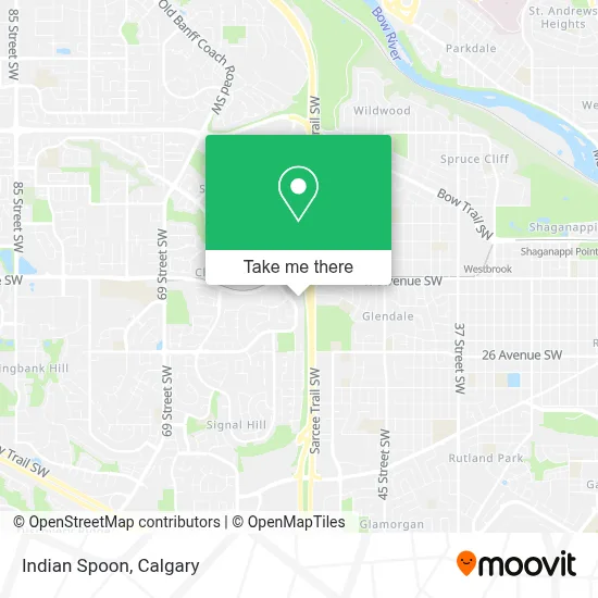 Indian Spoon map