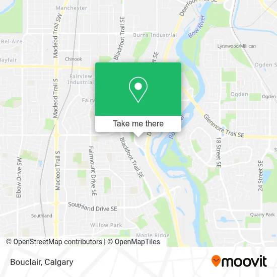 Bouclair map