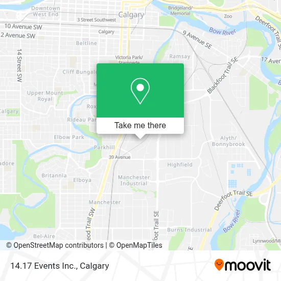 14.17 Events Inc. map