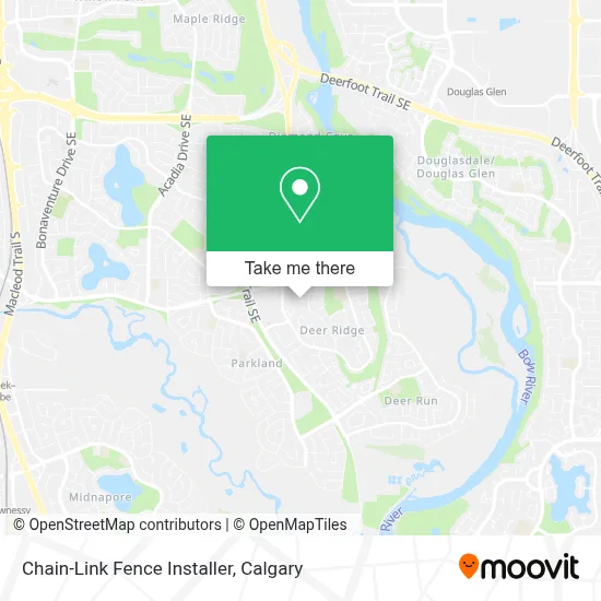 Chain-Link Fence Installer map