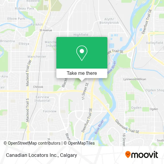 Canadian Locators Inc. map