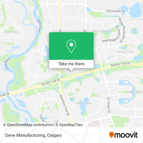 Dene Manufacturing map