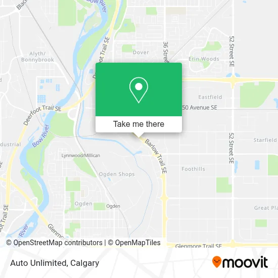 Auto Unlimited map