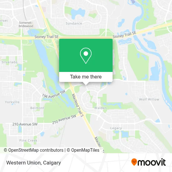 Western Union map