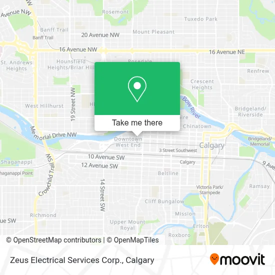 Zeus Electrical Services Corp. map