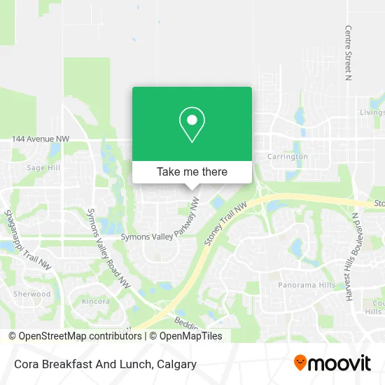 Cora Breakfast And Lunch map