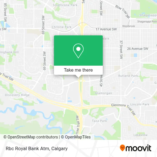 Rbc Royal Bank Atm map