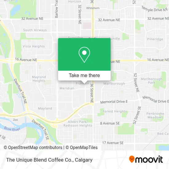 The Unique Blend Coffee Co. map