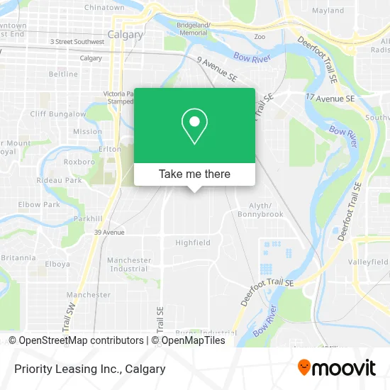 Priority Leasing Inc. map