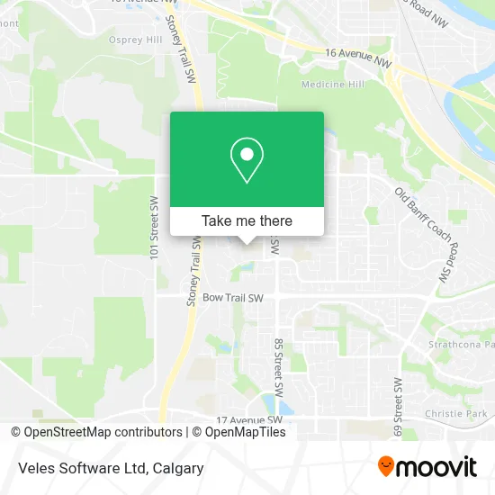 Veles Software Ltd map