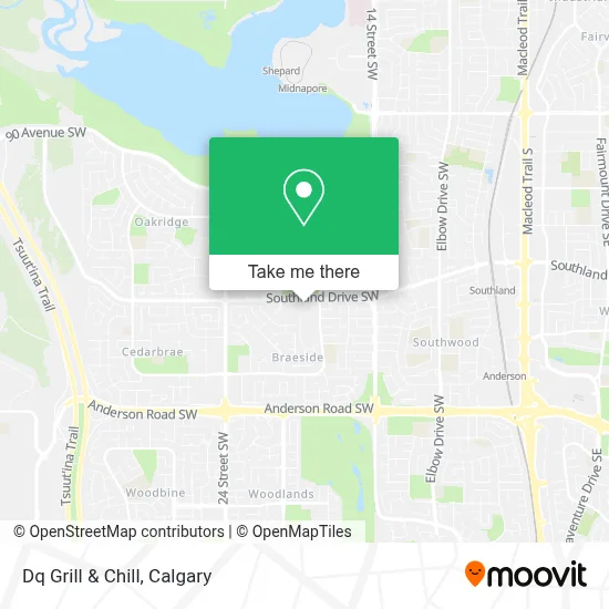 Dq Grill & Chill map