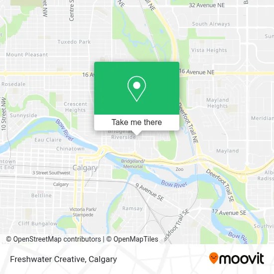 Freshwater Creative map