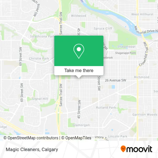 Magic Cleaners map