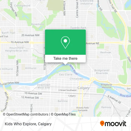 Kids Who Explore map