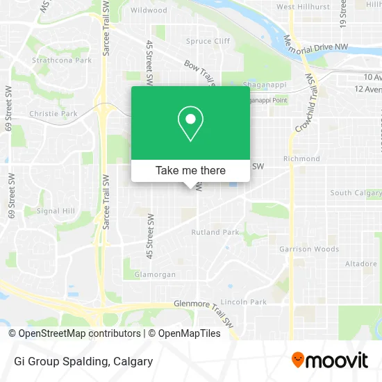 Gi Group Spalding map