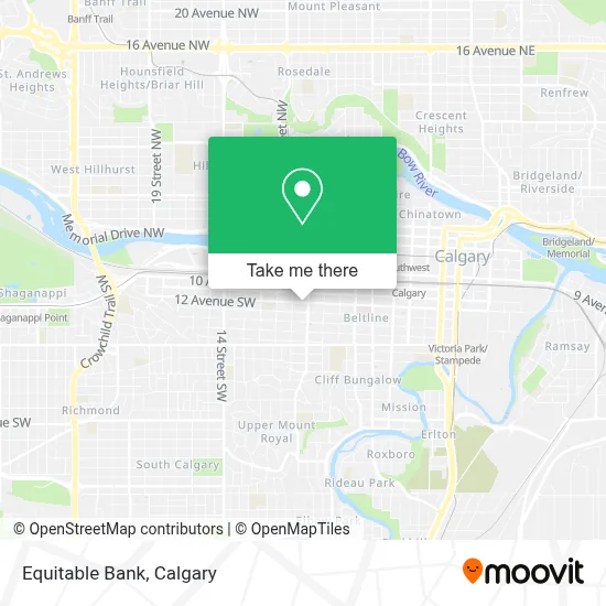 Equitable Bank map