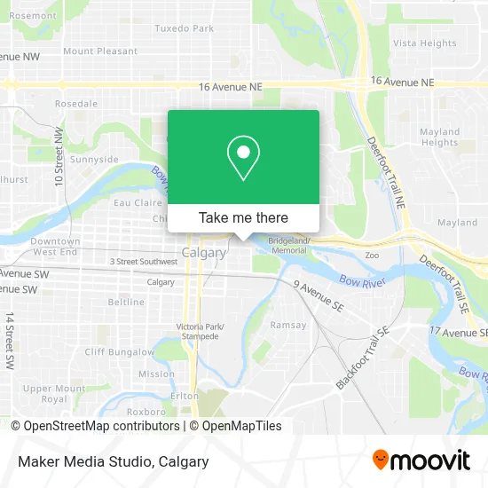 Maker Media Studio map