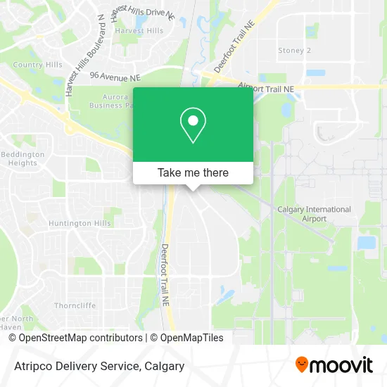Atripco Delivery Service map