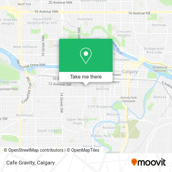 Cafe Gravity map