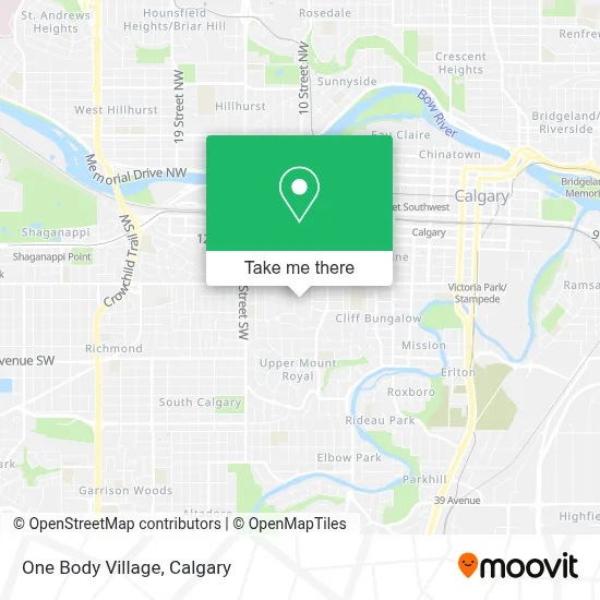 One Body Village map