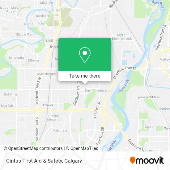 Cintas First Aid & Safety map