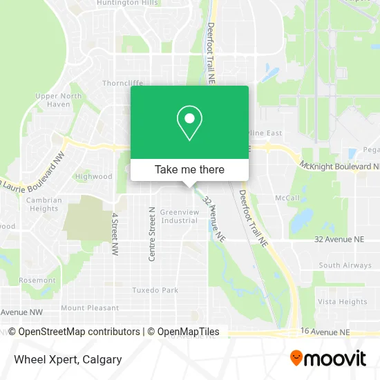 Wheel Xpert map