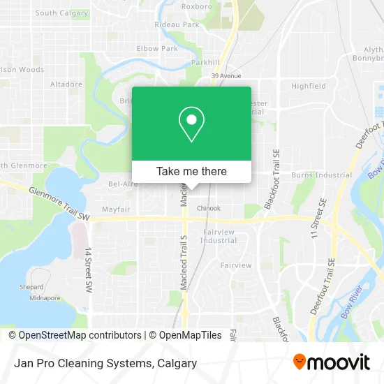 Jan Pro Cleaning Systems map