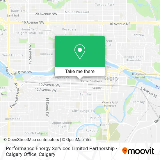 Performance Energy Services Limited Partnership - Calgary Office map