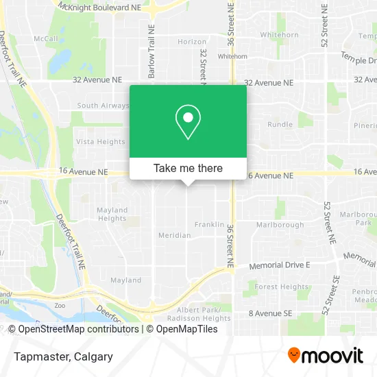 Tapmaster map