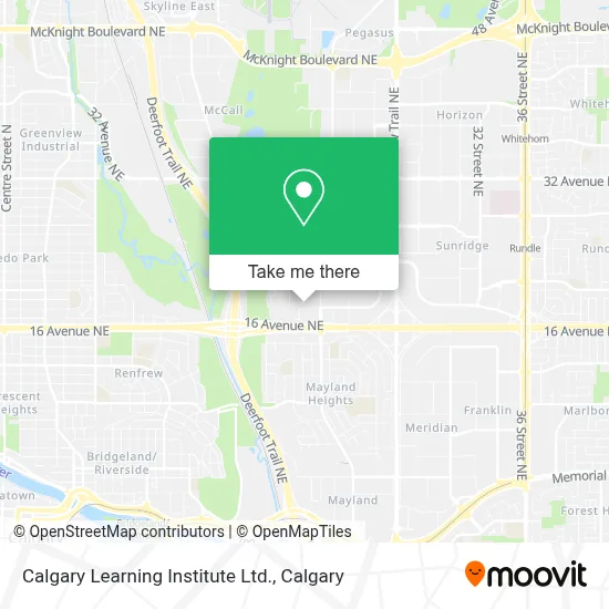 Calgary Learning Institute Ltd. map