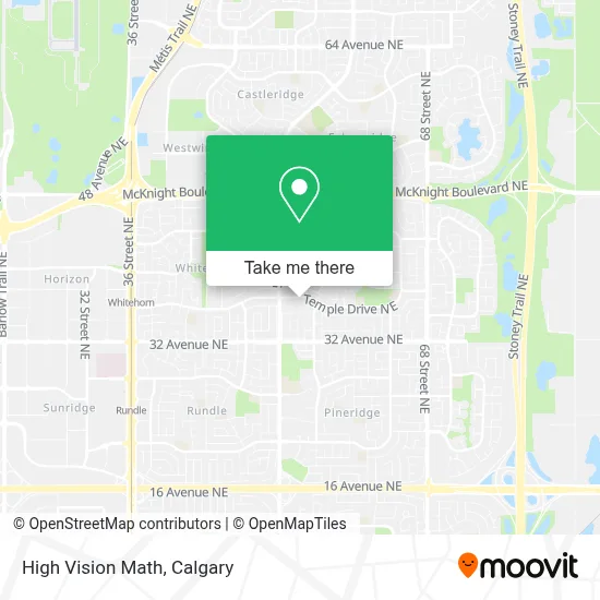 High Vision Math map