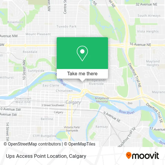 Ups Access Point Location plan