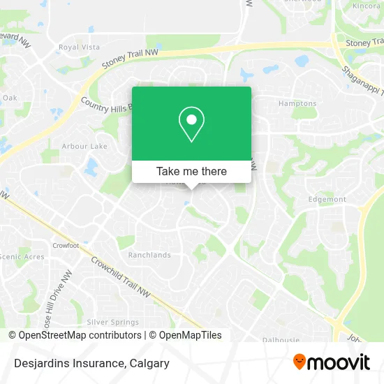 Desjardins Insurance map