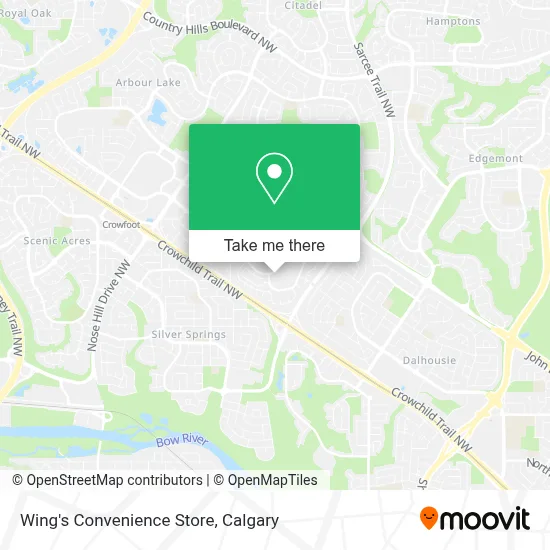 Wing's Convenience Store map