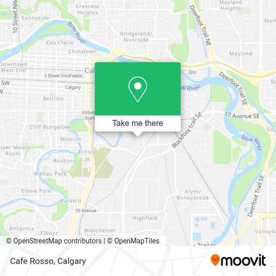 Cafe Rosso map