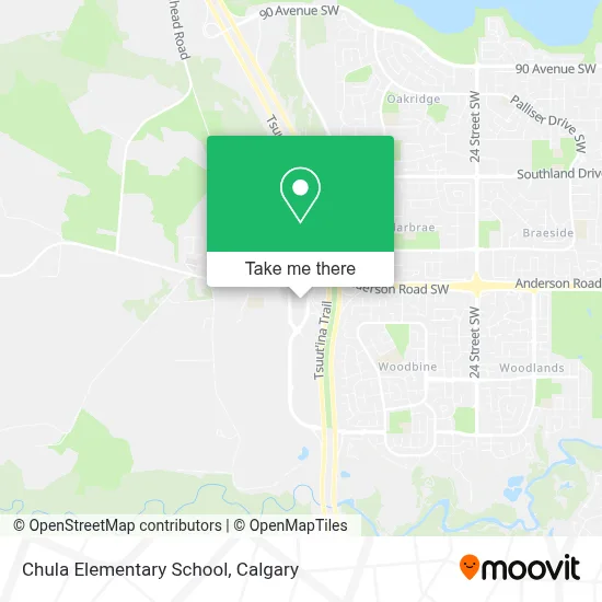 Chula Elementary School map