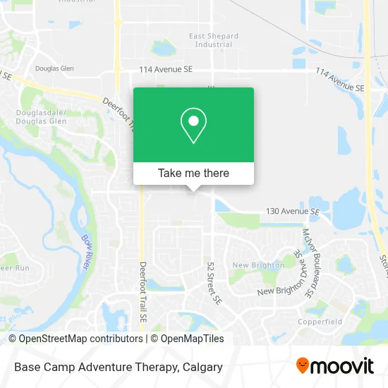 Base Camp Adventure Therapy map