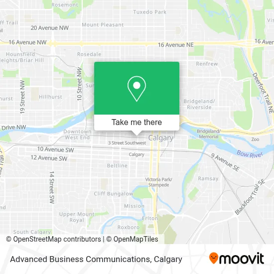 Advanced Business Communications map