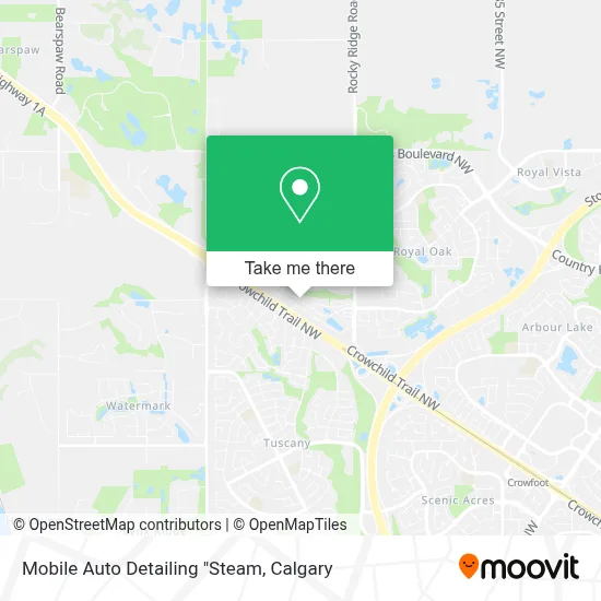 Mobile Auto Detailing "Steam map