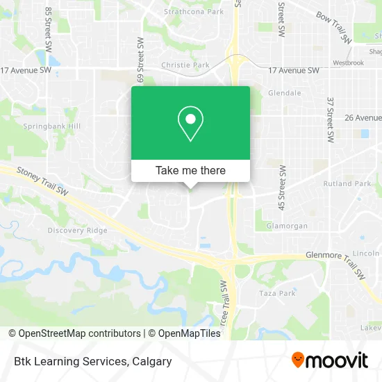 Btk Learning Services map