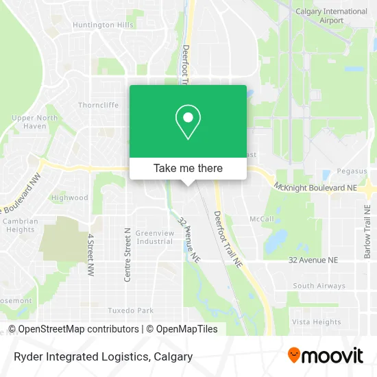 Ryder Integrated Logistics map