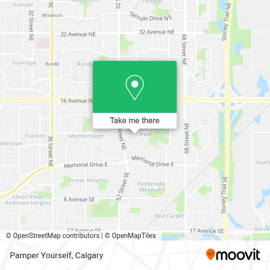 Pamper Yourself map