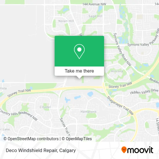 Deco Windshield Repair map