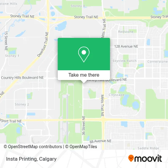 Insta Printing map