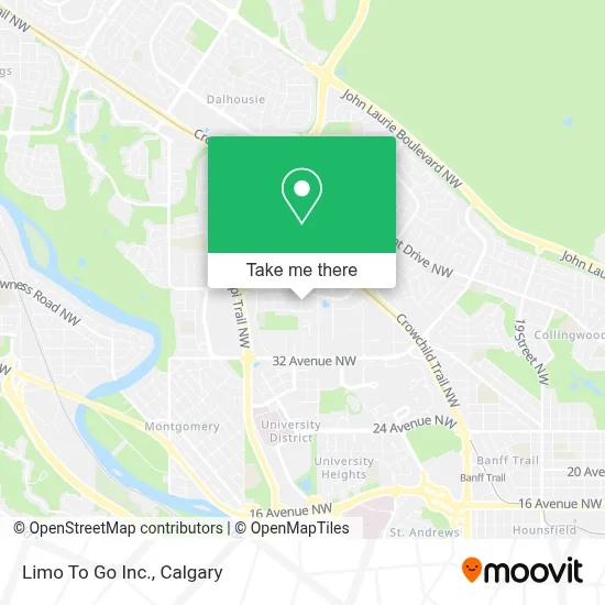 Limo To Go Inc. map