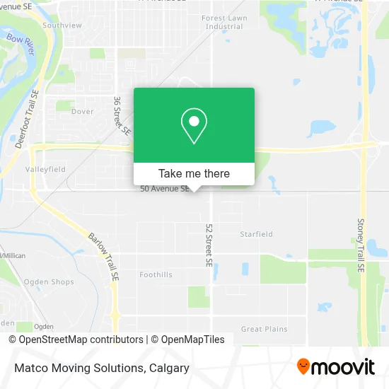 Matco Moving Solutions map