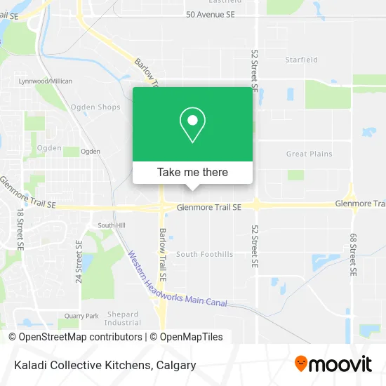 Kaladi Collective Kitchens map