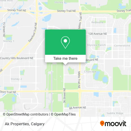 Ak Properties map