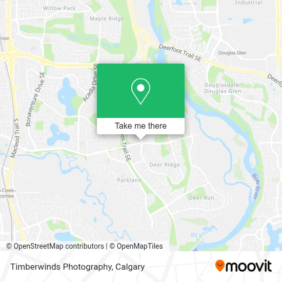 Timberwinds Photography map
